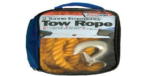 2 Tonne Tow Rope in Zip Bag